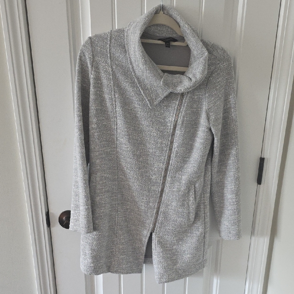 Banana Republic Light Gray Cowl Neck Sweater